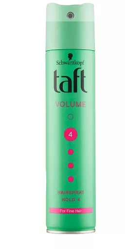 TAFT lak na vlasy Volumen č.4 , 250ml, zelený