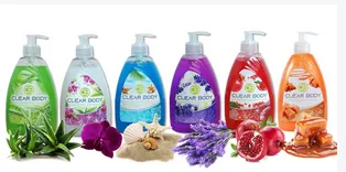 Tek.mýdlo 500ml Clear Body LEVANDULE, kart.12ks