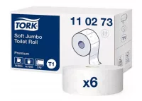 TK 110273 KT:TORK TP jumbo jemné, 26cm, 2vr.,bílé, 360m, 6rolí/kar., syst. T1