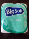 TP Big Soft CLEAN bílý,  4x160útr., 2vrst., 100% cel. ražba,17,6m,