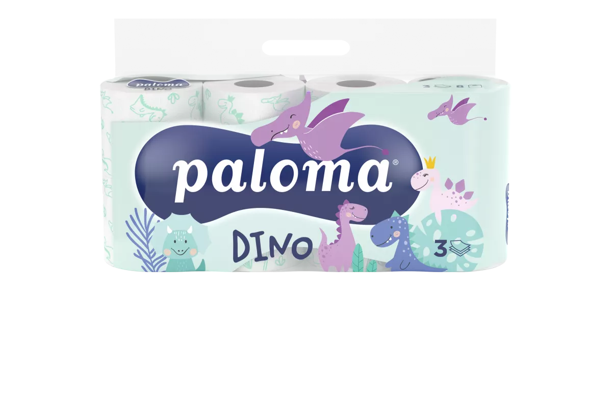 TP DINO děts. potisk, 3vrst.,100% cel.,18m, 8ks, 3838952035118