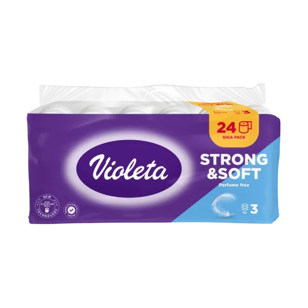 TP VIOLETA Pure&Strong 3vrst. 100%cel. bal.24r., 110útr.,13,2m, 3858893660255