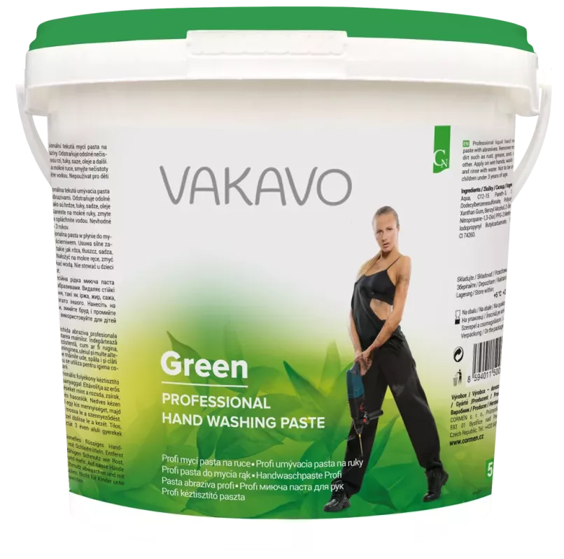 Vakavo Green Profi 5kg tek.pasta na ruce