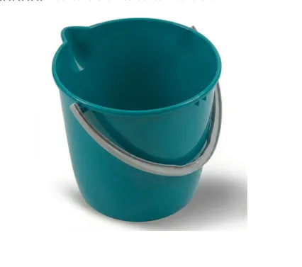 Vědro 12l s výlevkou a plast. uchem zelené
