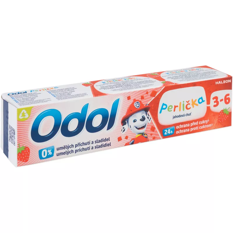 Zub.pasta dětská Odol Perlička 50ml jahoda Tlapková patrola Ostatní