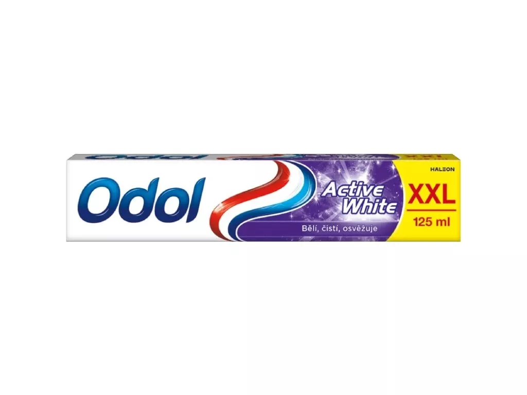 Zub.pasta Odol ACTIVe WHITE 125ml XXL, kart. 12ks
