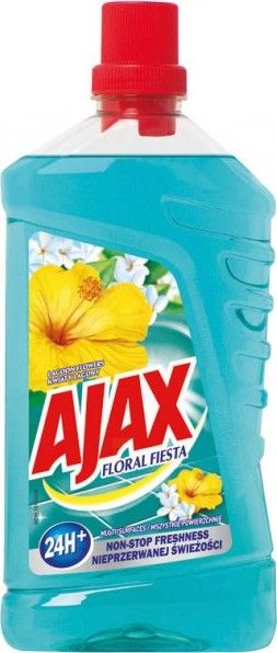 AJAX UNI na podlahy 1000ml Ibišek modrý Lagon flowers