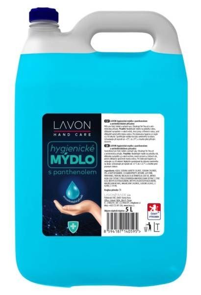10088: LAVON hygienické mýdlo s panthenolem 5l