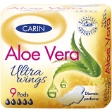 Carine dáms. vložky s Aloe vera ULTRA 9ks DEO s křid.