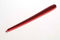Svíčka konická 24cm  tm.červená metalíza, balená