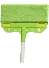 GREEN SHINE STĚRKA na podlahu (okna) s mikrovláknem 26cm s teleskop.tyčí 133cm