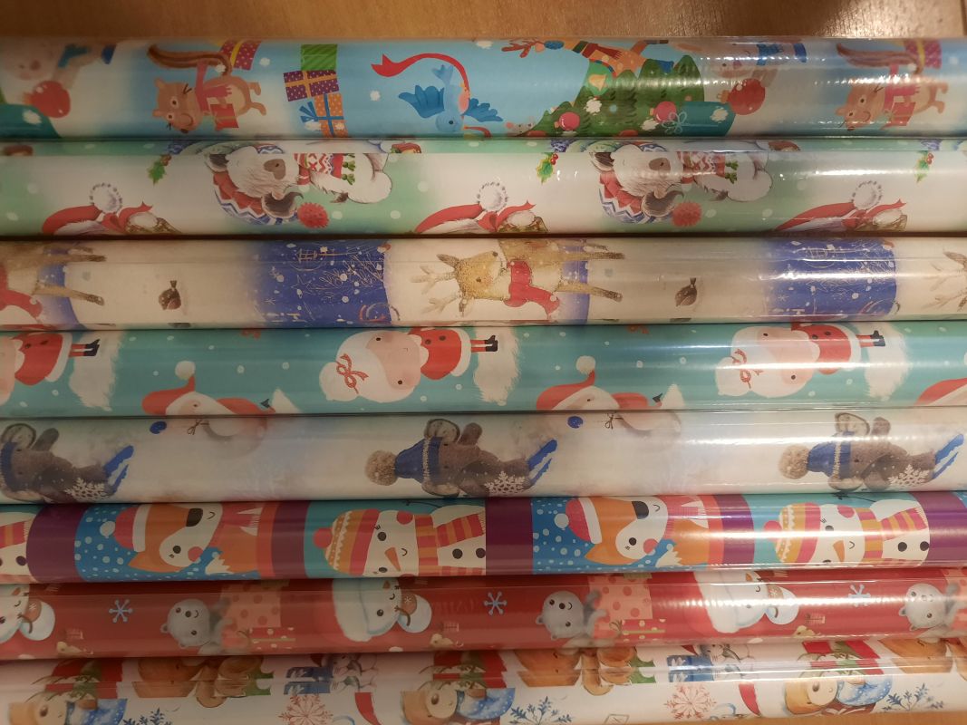 Balicí papír vánoční dětský 2ks 70x100cm