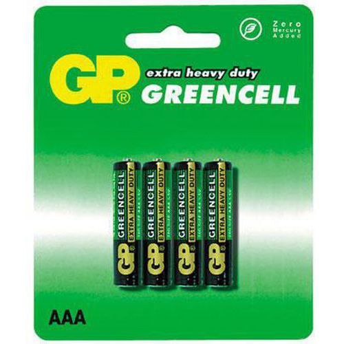 Baterie mikrotužka GP AAA 1,5V, zinc.,R03, blistr 4ks