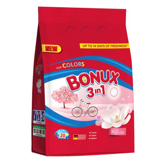 Bonux Biomat 3v1 Magnolia 1,5kg 20 PD SUPER AKCE !!!