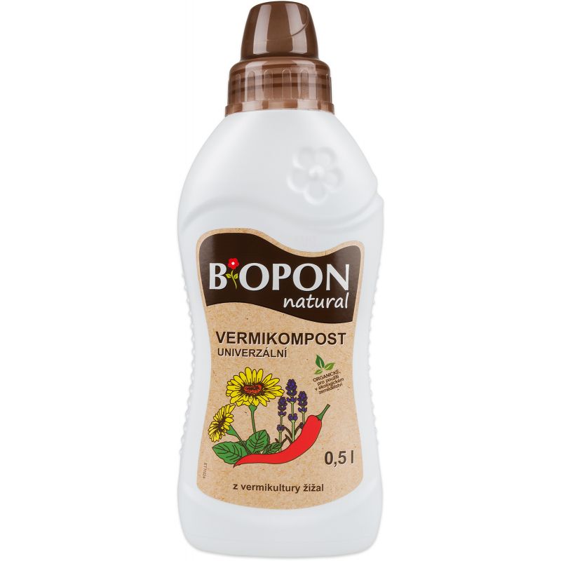 BOPON Natural Vermikompost univerzální 0,5l hnojivo ( žížalí voda ), bal.6ks