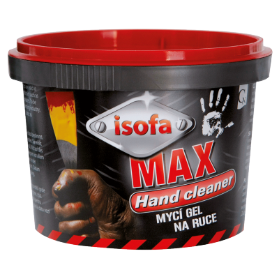 ISOFA MAX Profi mycí gel na ruce 450g, červená