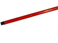 Násada hrubý závit, 120cm, plast+kov, červená, 125001R