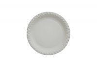 Papírový talíř  bílý pr. 23cm, recykl. (100ks)