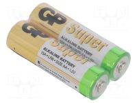Baterie alkalické tužkové GP15A LR6, cena za 2ks