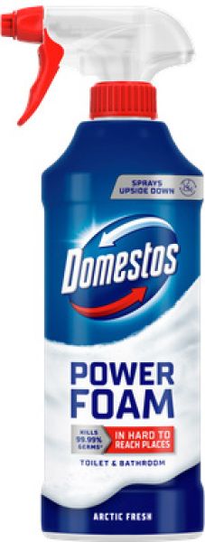 DOMESTOS Power pěnový čistič WC a koupelny 435ml