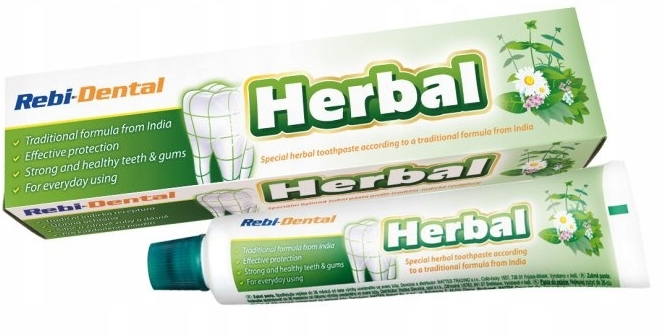 HERBAL Rebi-dental zub.pasta 100g, bal.3ks, kart. 24x3ks=72ks