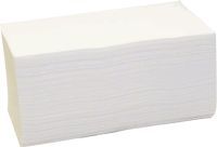 Papírové ručníky Z-Z, 100% celuloza, 3000ks, bílé, 23x25cm, 2x17g, Cerepa
