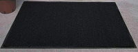 Rohož textilní černá,podklad PVC,  90x120cm