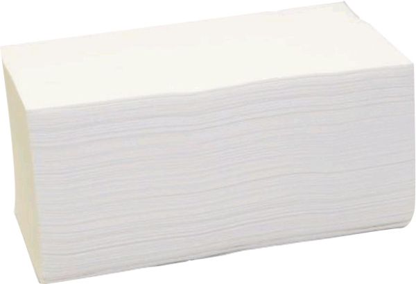 Ručníky Z-Z bílé, 2vrst. 3000ks, 100% cel., 23x22cm, zkrácené, HORECA