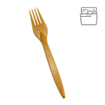 Vidlička EKO kompozit dřevo/plast (WPC) 18cm 100ks